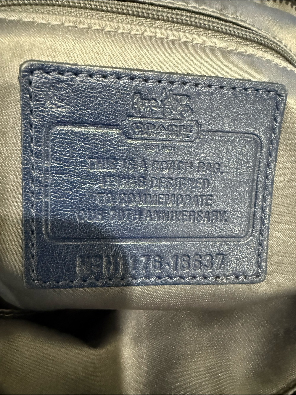Coach 2011 Madison 70th Anniversary Satchel Quilted Nylon Bag - Picture 6 of 10